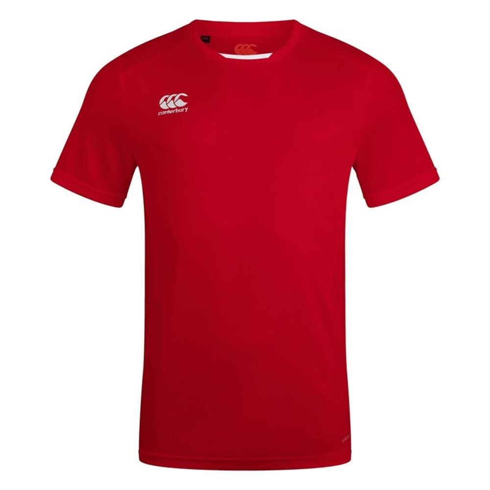 Canterbury Mens Club Dry T-Shirt / Flag Red